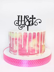 Cake topper IHS - 3 varianter