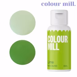 COLOUR MILL Ätbar Färg Colour Mill - LIME 20ML