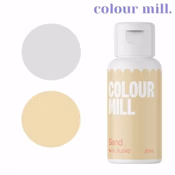 COLOUR MILL Ätbar Färg Colour Mill - SAND 20ML