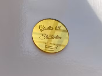 Akryl dekor “Grattis till Studenten”