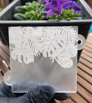 COOKIE EMBOSSER/ Monstera texture