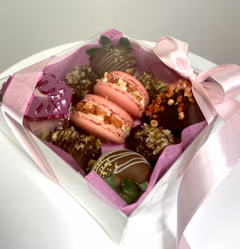 3 -pack Akryl cake dekor/  LÄPPAR ( Rosa))