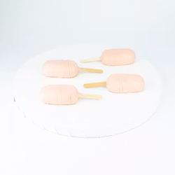 Lyxig tårtbricka 25 cm Vit
