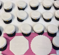 Studentmössa i sugarpaste