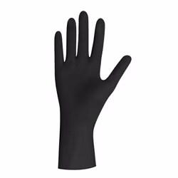 10pk Nitril hansker - sort á 100stk