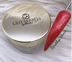 Glitterbels Farget Akryl Dorothy's Shoes 28g