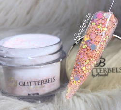 Glitterbels Farget Akryl Sea Horse 28g