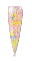 Glitterbels Farget Akryl Cupcake Candy 28g