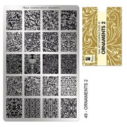 Moyra Stempelplate 49 - Ornaments 2