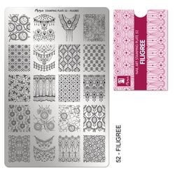 Moyra Stempelplate 52 - Filigree