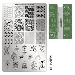 Moyra Stempelplate 54 - Matrix