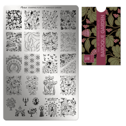 Moyra Stempelplate 63 - Baroque Garden