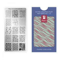 Moyra Stempelplate Mini 115 - Happily Ever After