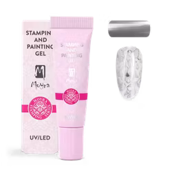Moyra Stamping & Painting Gel 08 Chrome Silver