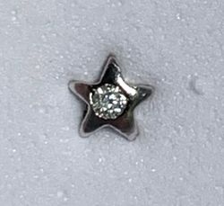 Tannsmykke Stjerne med diamant