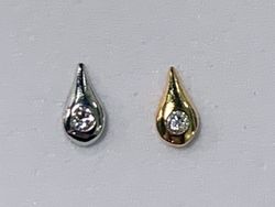 Tannsmykke Dråpe med diamant
