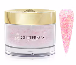 Glitterbels Farget Akryl Raspberry Ripple 28g