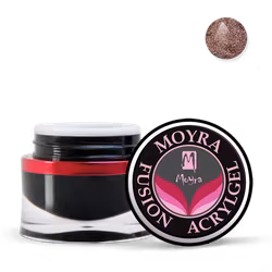 Moyra Fusion Farget Akrylgele Rosegold Glittery Shine 106