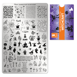 Moyra Stempelplate 126 - Witchcraft