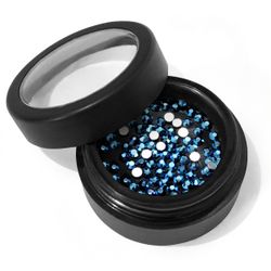 Moyra krystaller - Metallic Blue 100stk