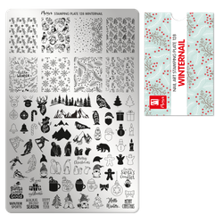 Moyra Stempelplate 128 - Winternail