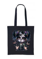 Handlenett Punk Girl Black