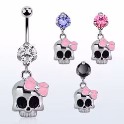 Navlepiercing - Skull