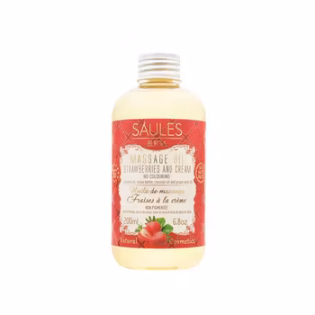 Saules Fabrika Massasjeolje - Strawberries & Cream