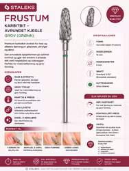 Staleks PRO Frustum Kjegle - safetybit grov
