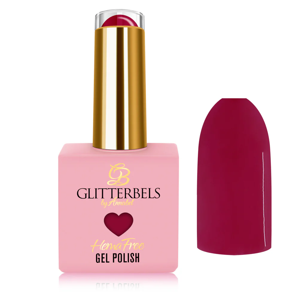 Glitterbels Hema-Free Gelelakk Cherry Chapsticks