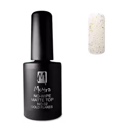 Moyra No-wipe Matte Top no.2 Gold flakes