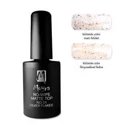 Moyra No-wipe Matte Top no.3 Rose gold flakes