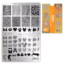 Moyra Stempelplate 131 - Skins