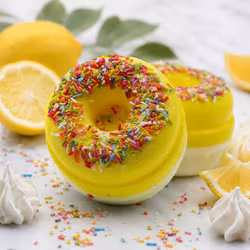 Badebombe Donut Lemon Meringue