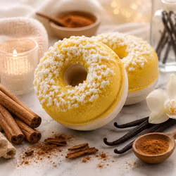 Badebombe Donut Cinnamon & Vanilla
