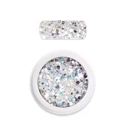 Moyra Holo Glitter Mix no.05 White
