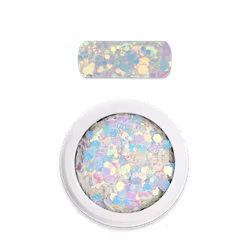 Moyra Holo Glitter Mix no.12 Chameleon White