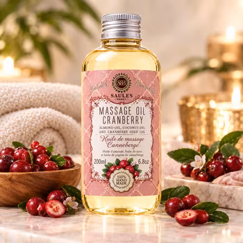Saules Fabrika Massasjeolje - Cranberry