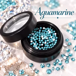 Moyra krystaller - Aquamarine 100stk