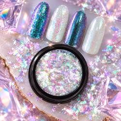 Moyra Rainbow Flakes Green