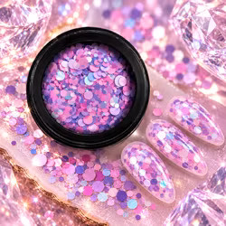 Perfect Nails Nailfetti Lilla