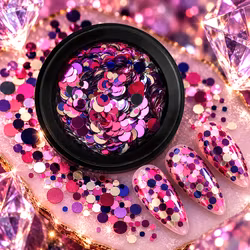 Perfect Nails Nailfetti Rosa