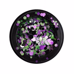 Perfect Nails Nailfetti Svart