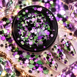 Perfect Nails Nailfetti Svart