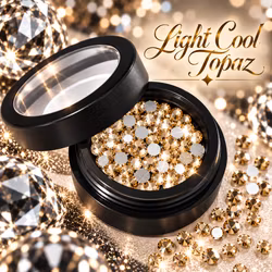 Moyra Krystaller 13 Light Cool Topaz 100stk