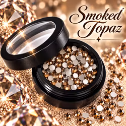 Moyra Krystaller 14 Smoked Topaz 100stk