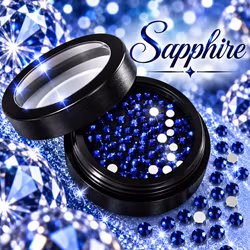 Moyra Krystaller 15 Sapphire 100stk