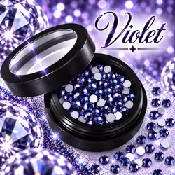 Moyra Krystaller 24 Violet 100stk