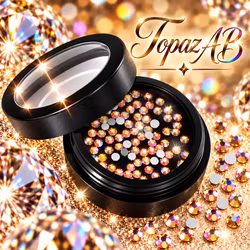 Moyra Krystaller 30 Topaz AB 100stk