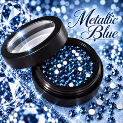 Moyra Krystaller 32 Metallic Blue 100stk